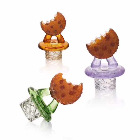 Esigo High-End-Glaskarpfen-Kappen-Muffin-Kuchen-Räucherzubehör