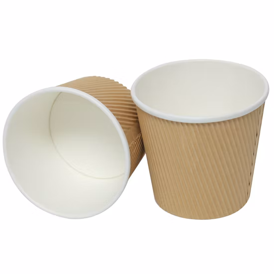 100 % umweltfreundliche Einweg-Salatschüssel aus braunem Kraftpapier mit Deckel