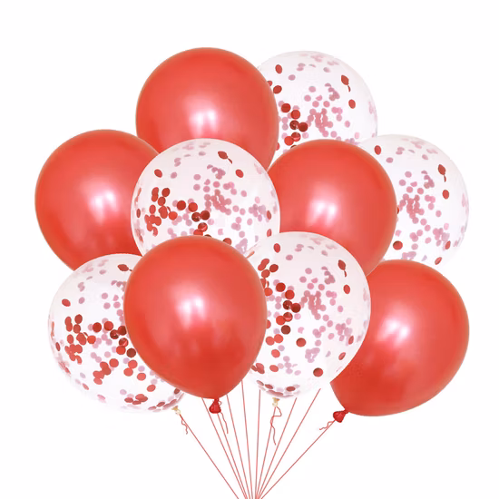Party Ballon Dekorationen Latex Konfetti Ballons Set Geburtstag Esg14501